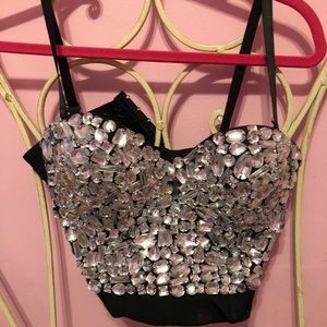 Embellished bralette size small